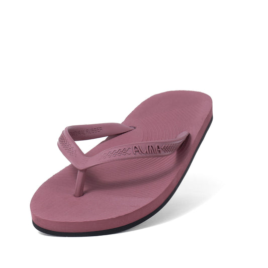 Women's Recycled Tire Sole Flip Flop - Ruby